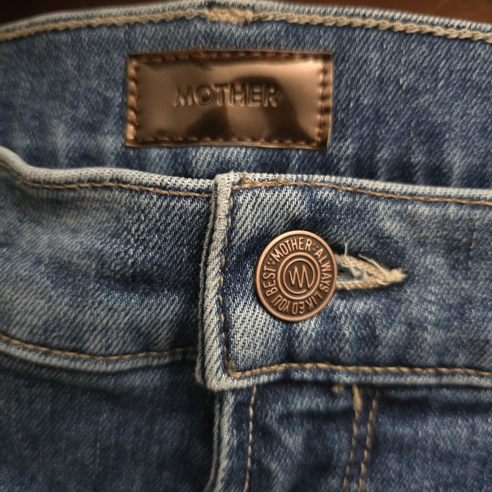 MOTHER High Waisted Utility Denim Jeans NWT Size 30 Anthropologie - Picture 5 of 16